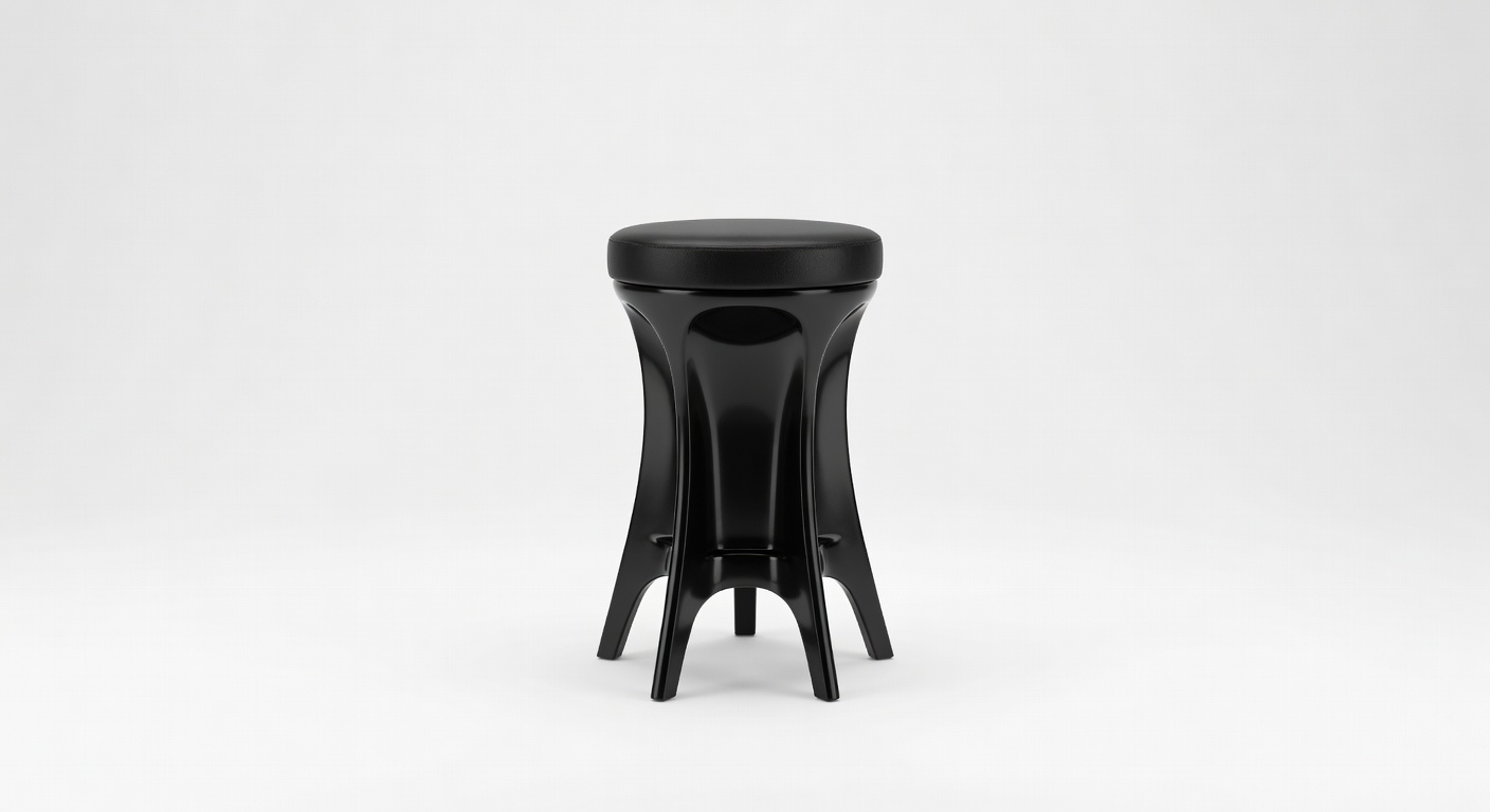 Modway EEI-1297-BLK Lippa Counter Stool